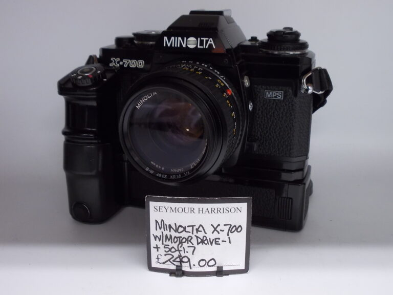Minolta X-700+Motor Drive1 50mmf1.7
